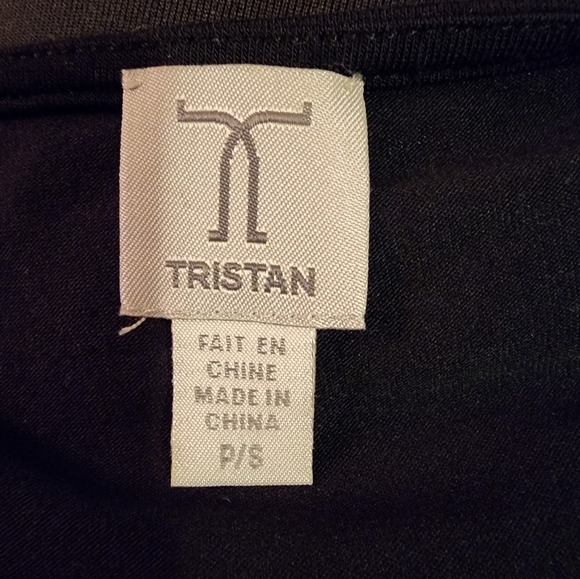Tristan, Black sleeveless top, Small - Picture 2 of 3